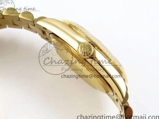 0121 StreetReady Day Date 36 YG TWSF Best Edition YG Diamonds Dial on YG Bracelet A 1616